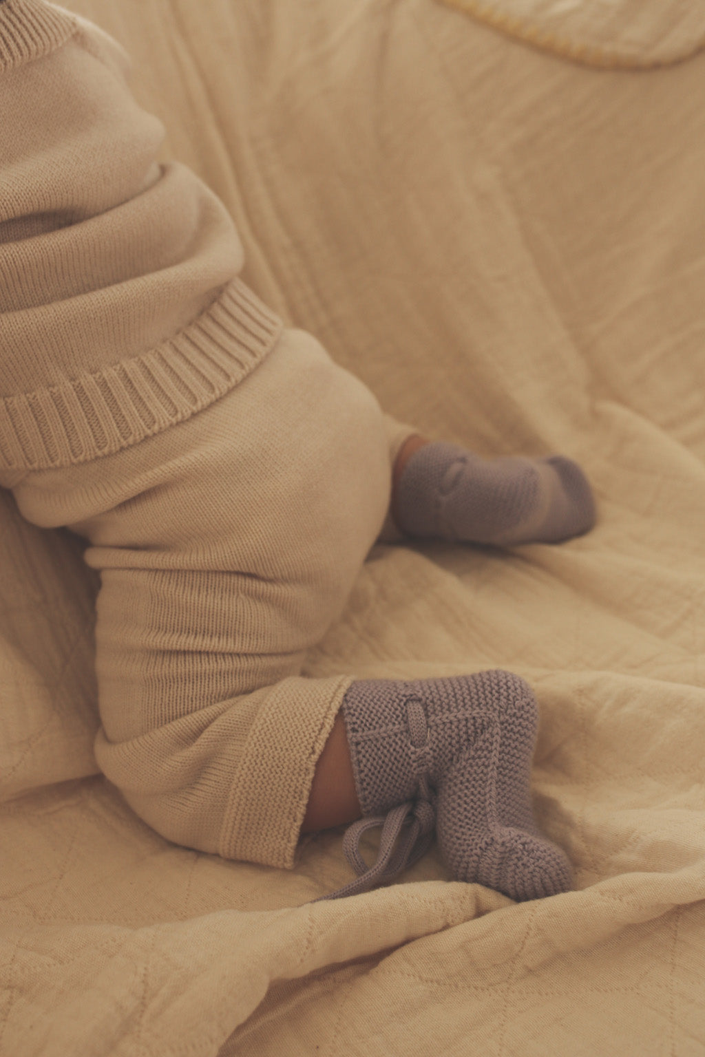Booties 0-9m - Lilac