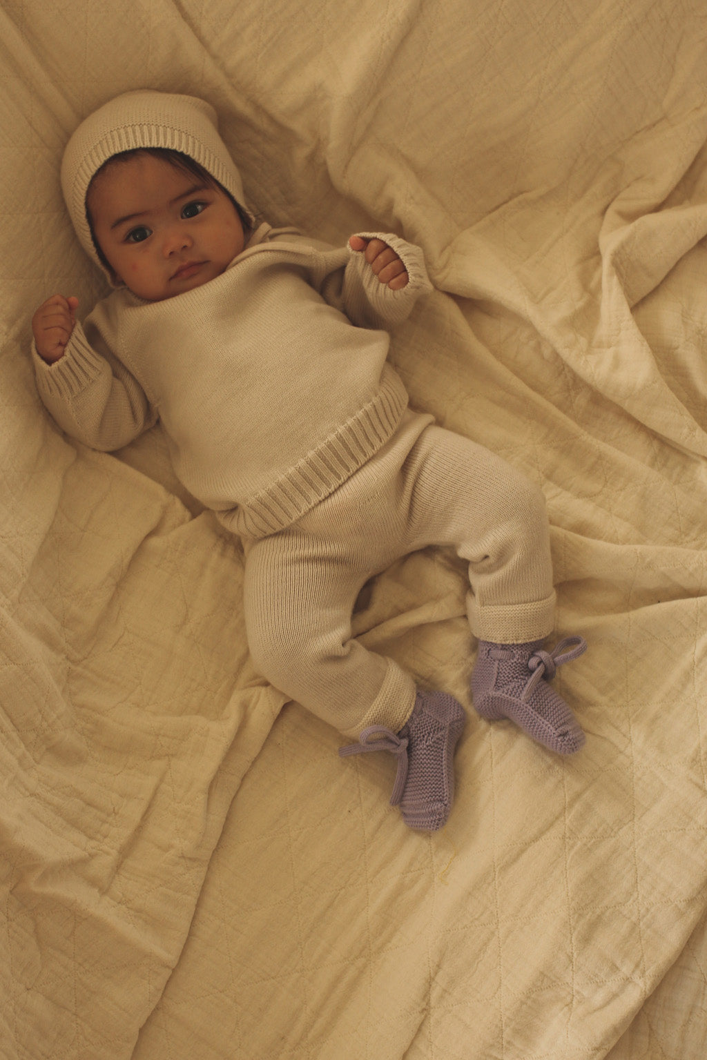 Booties 0-9m - Lilac