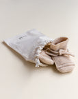 Booties 0-9m - oat