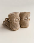 Booties 0-9m - Sand
