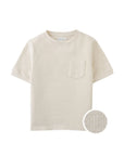 Scott French Terry Ringer Tee with Pocket - ecru