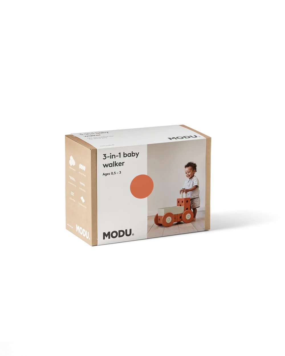 3-IN-1 BABY WALKER - Bunt Orange