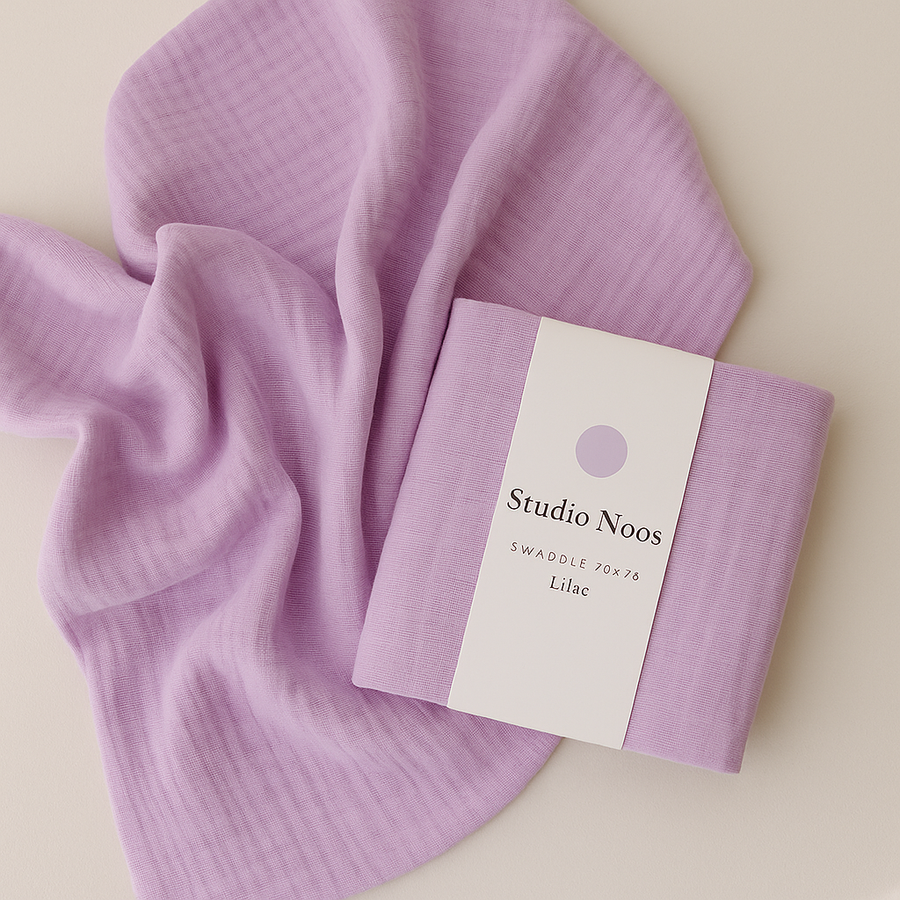 MUSLIN CLOTH 70X70 - lilac