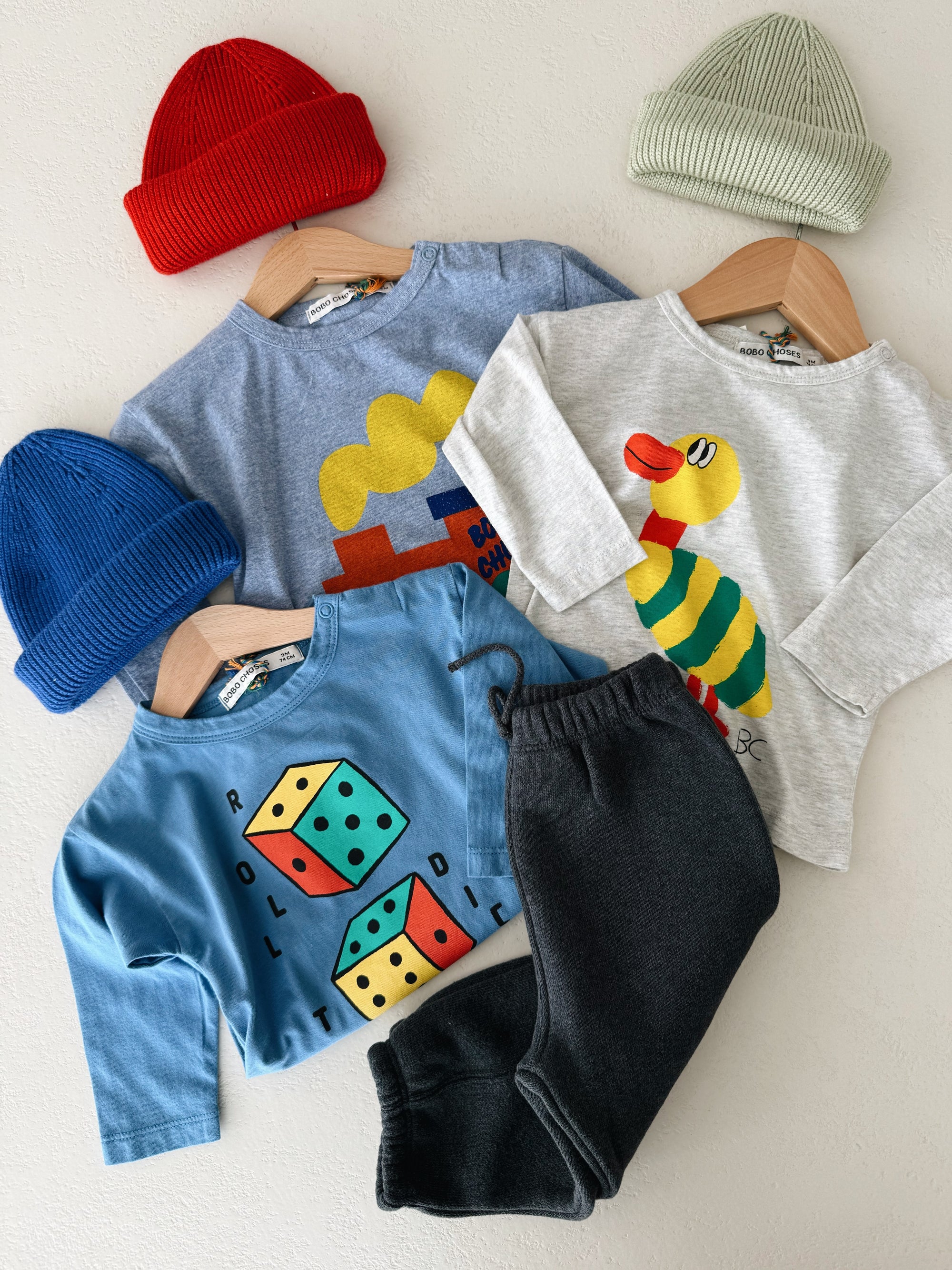 FLEECE TROUSERS BABY - GRAFITE