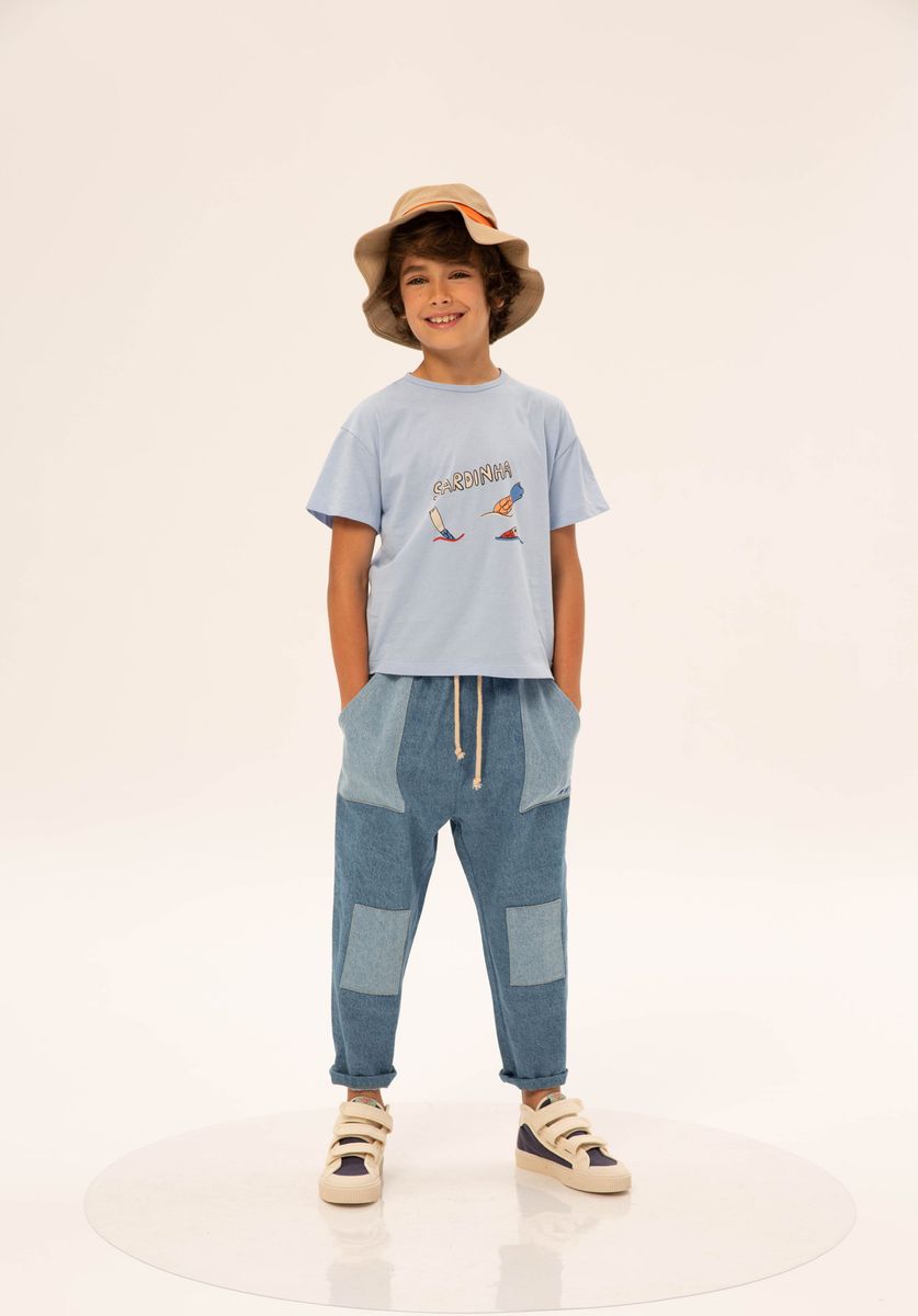 Patchwork Baggy Jeans - kids