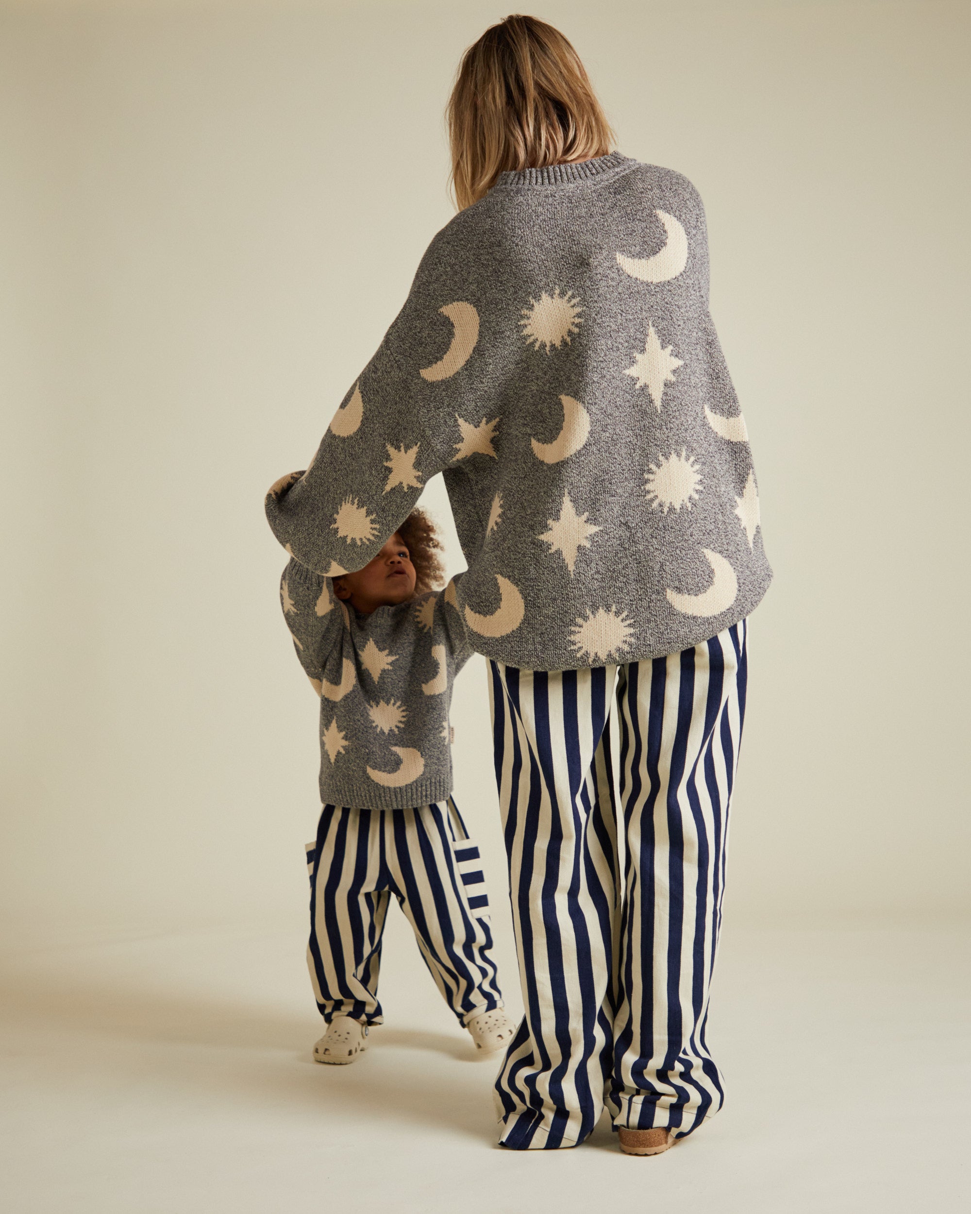 Cozmo Midnight Moon Stars Sweater