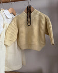 CHUNKY BUTTER YELLOW KNIT