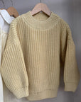 CHUNKY BUTTER YELLOW KNIT