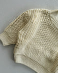 CHUNKY BUTTER YELLOW KNIT