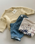 CHUNKY BUTTER YELLOW KNIT