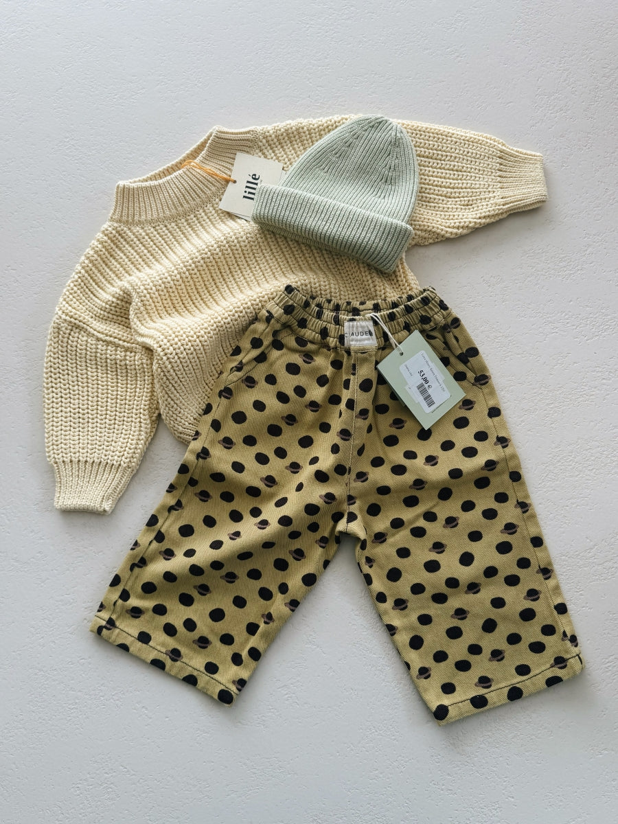CHUNKY BUTTER YELLOW KNIT
