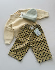 CHUNKY BUTTER YELLOW KNIT