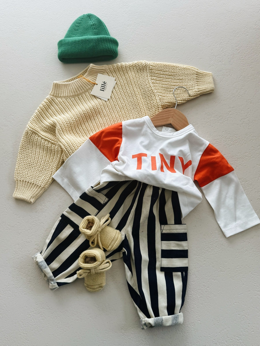 CHUNKY BUTTER YELLOW KNIT