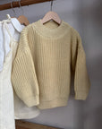 CHUNKY BUTTER YELLOW KNIT