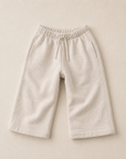 FLEECE TROUSERS - BEIGE MELANGE