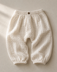 WOVEN MUSLIN PANTS - 9M