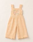 Baby Cocona Karierter Overall mit Stickerei