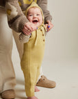 Bay Mustard Knit Romper