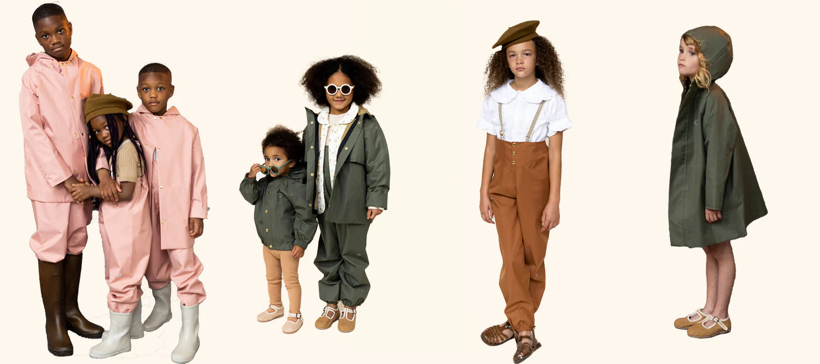 DUGAREE RAIN PANTS - laurel