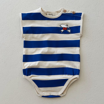 Blue Stripe Onesie