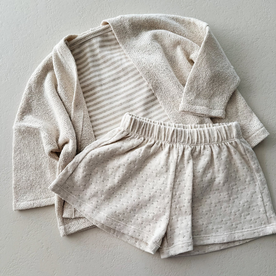 STRIPED RIB TOP - kids girls