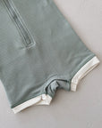 UPF 50+ ZIP ZWEMPAK ONE-PIECE - SAGE