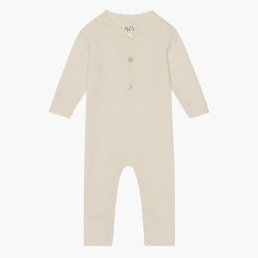 KAYA ONESIE SOFT WHITE - BABY