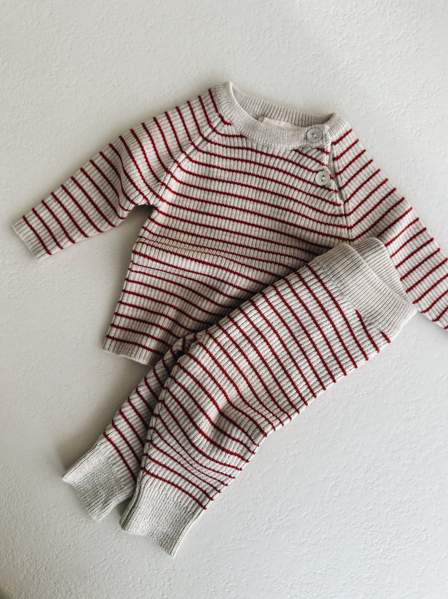 FLY SWEATER WOOL RUBY RED - 6m