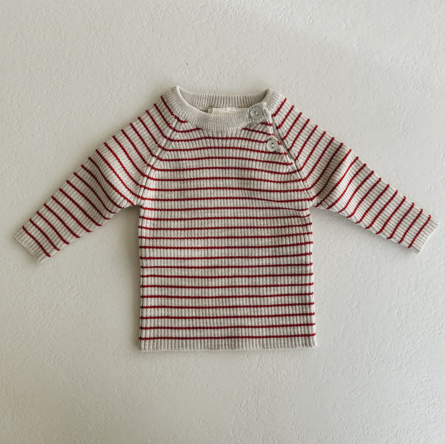 FLY SWEATER WOOL RUBY RED - 6m