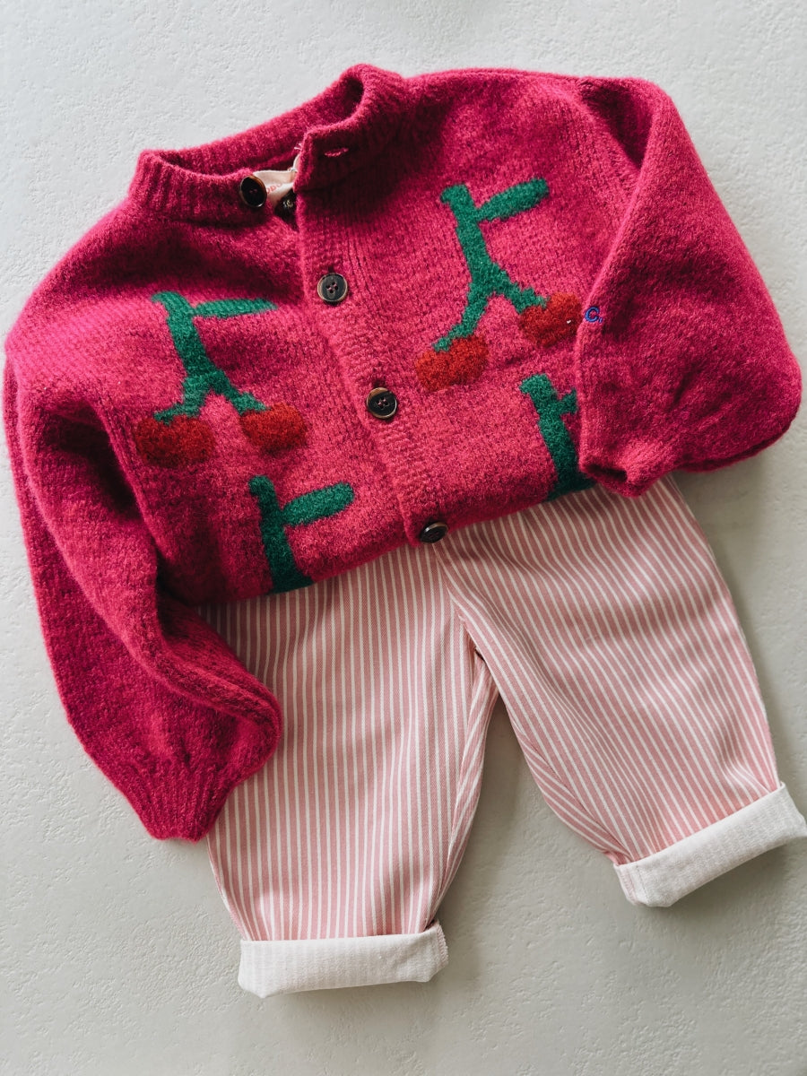 BOB PANTS PINK STRIPE - 5y up to 8y