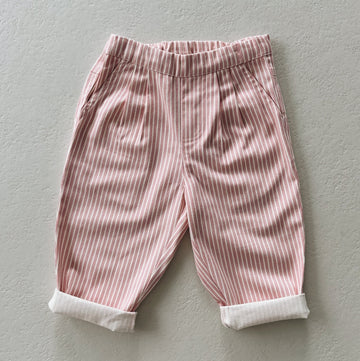 BOB PANTS PINK STRIPE - 5y up to 8y