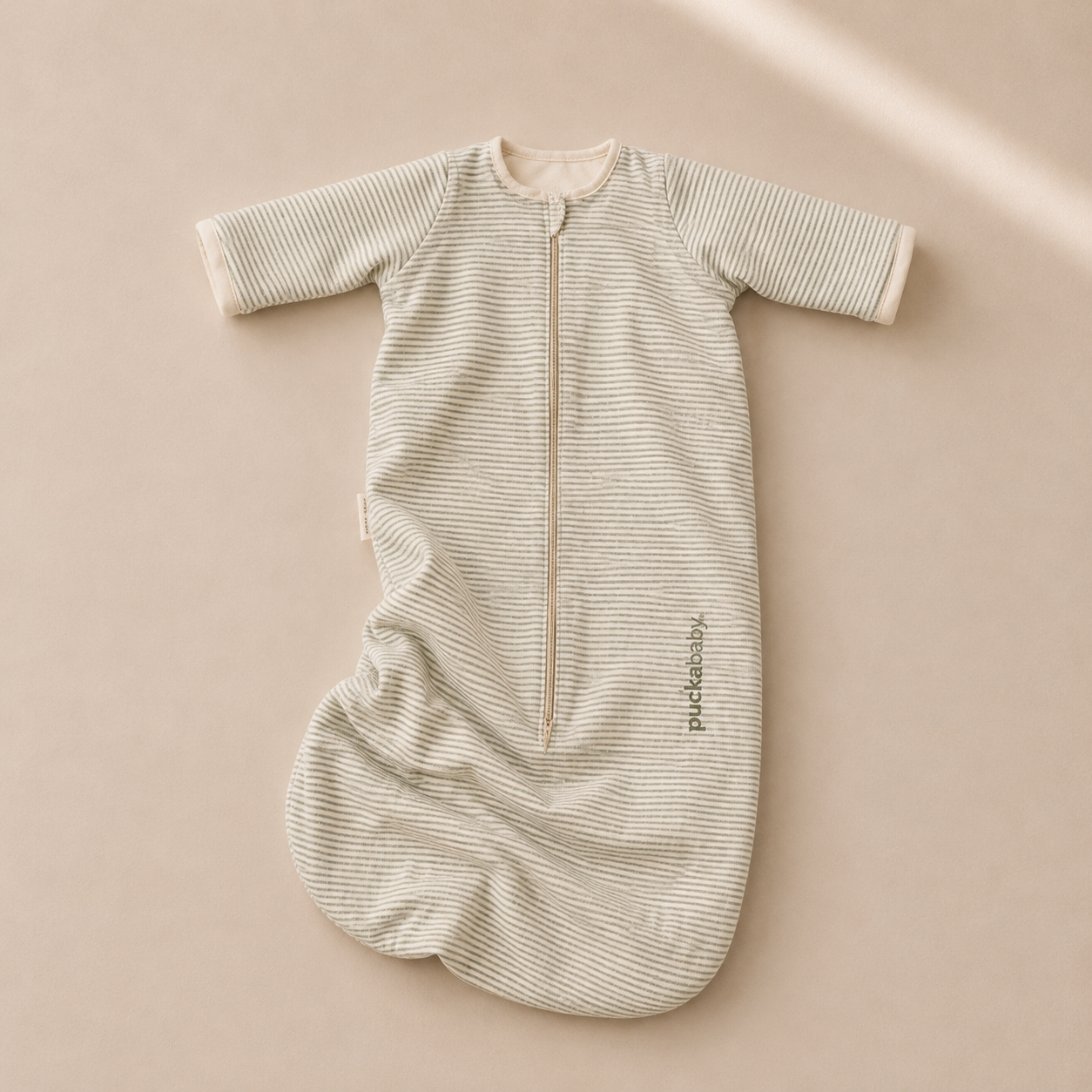 4-seizoenen slaapzak - 6m-2,5j - sage stripe