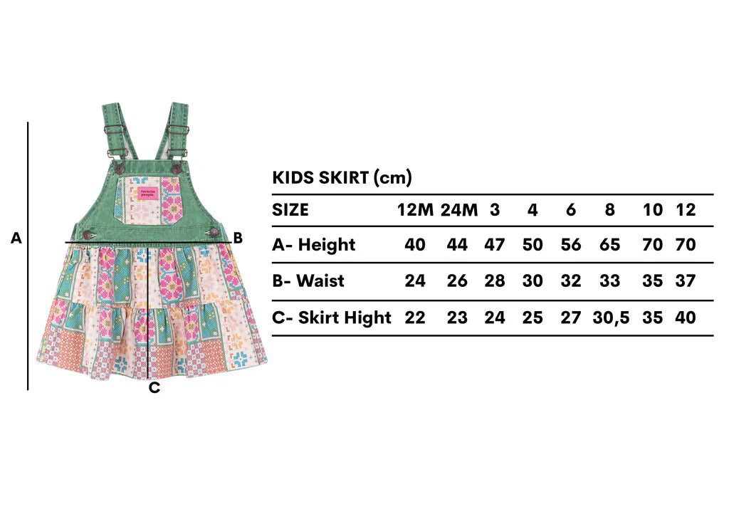 FIRENZE SKIRT OVERALLS BABY&amp;KIDS