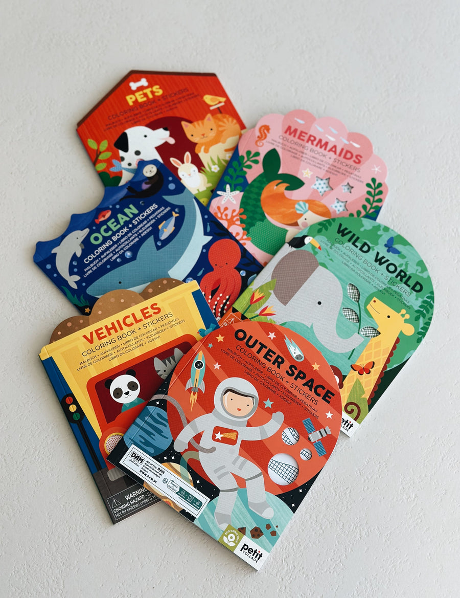 KLEURBOEK MET STICKERS - ruimte