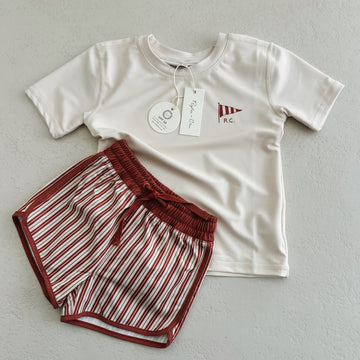 UPF 50+ ZWEMSHIRT - NATURAL