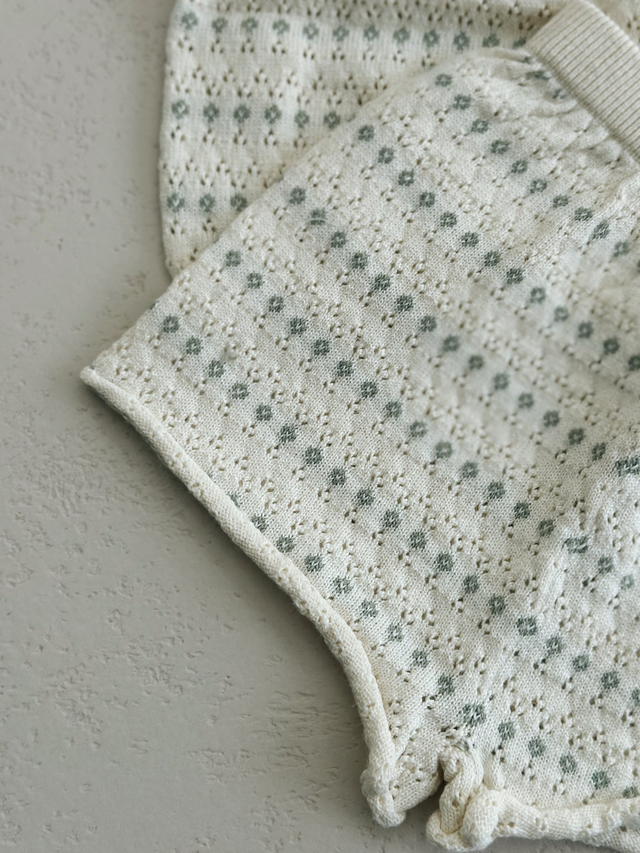 RELAXED SUMMER KNIT SET - IVORY