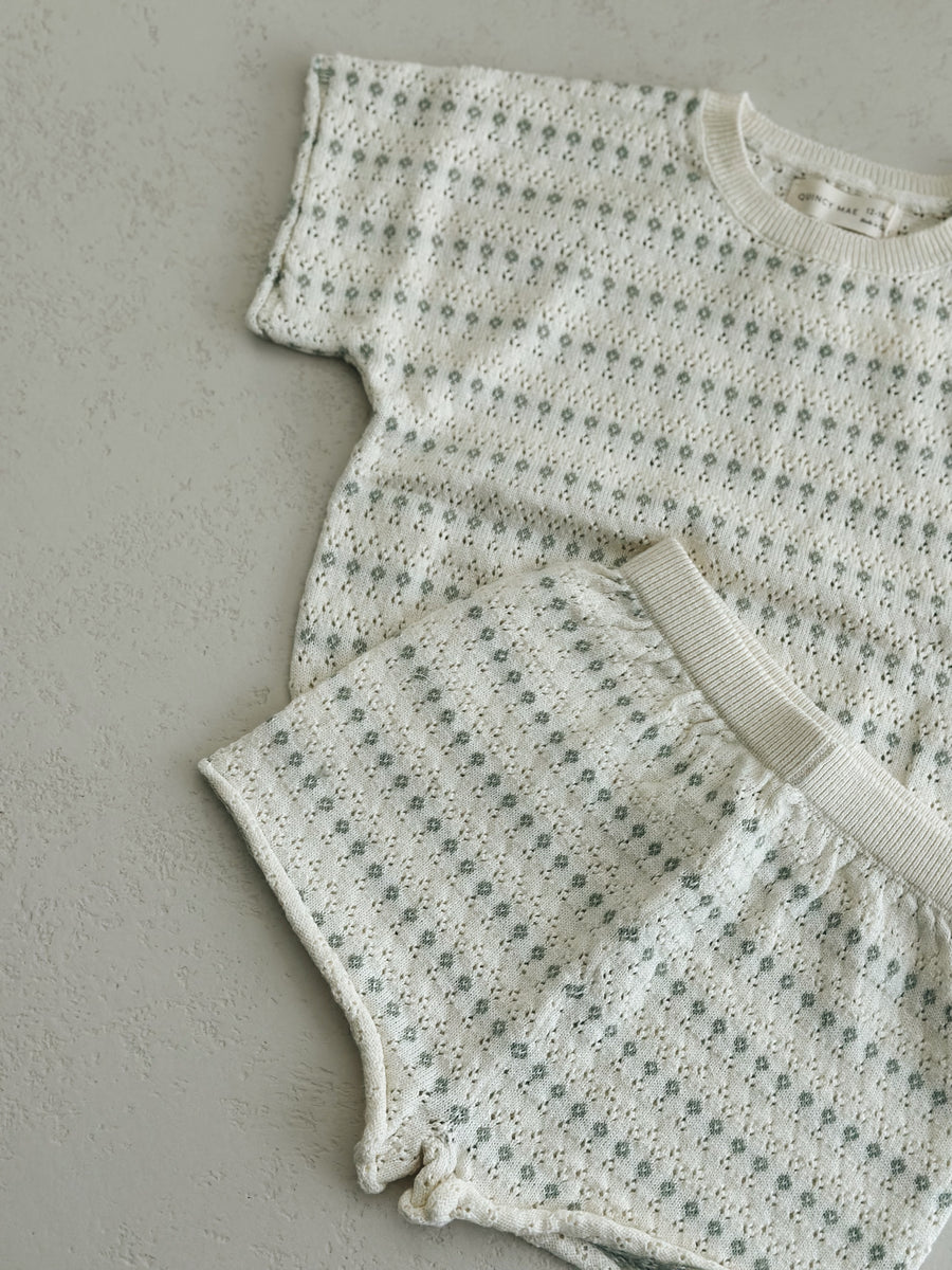 RELAXED SUMMER KNIT SET - IVORY