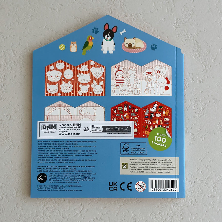KLEURBOEK MET STICKERS - huidieren