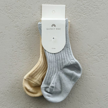 SOCK SET - SKY, YELLOW
