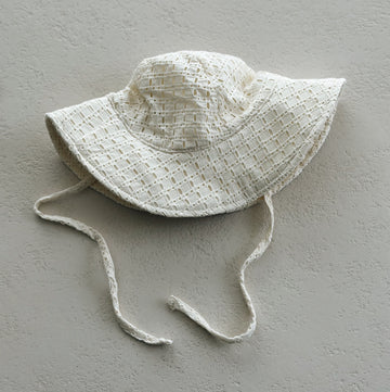 FLOPPY SUN HAT - IVORY