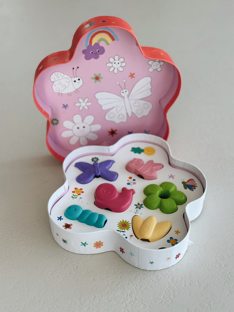 WASKRIJTJES TUIN - set van 6