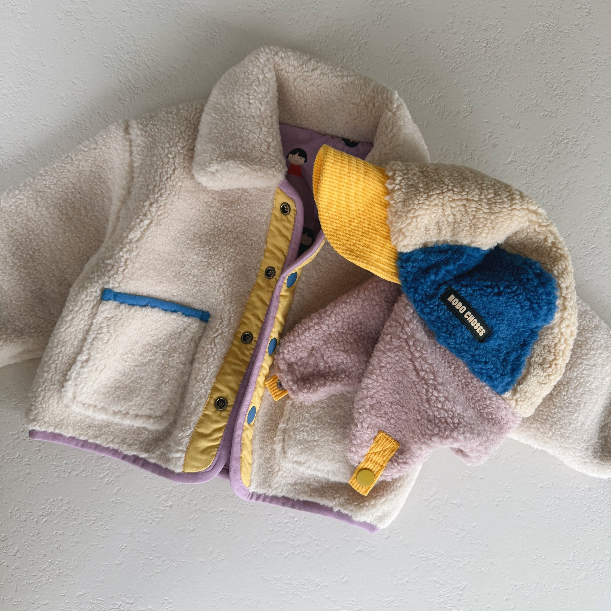 Game Pawns reversible sheepskin jacket - baby