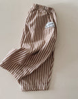Bebe Mini Stripe Pants beige - baby