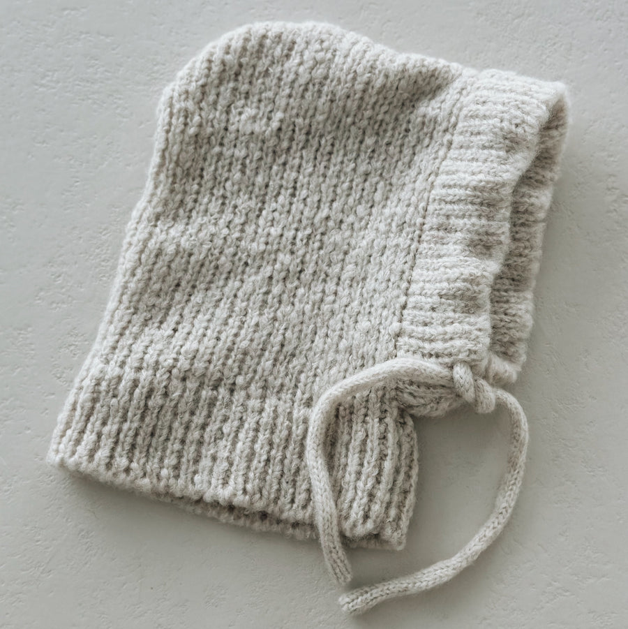 KNITTED BALACLAVA BEIGE