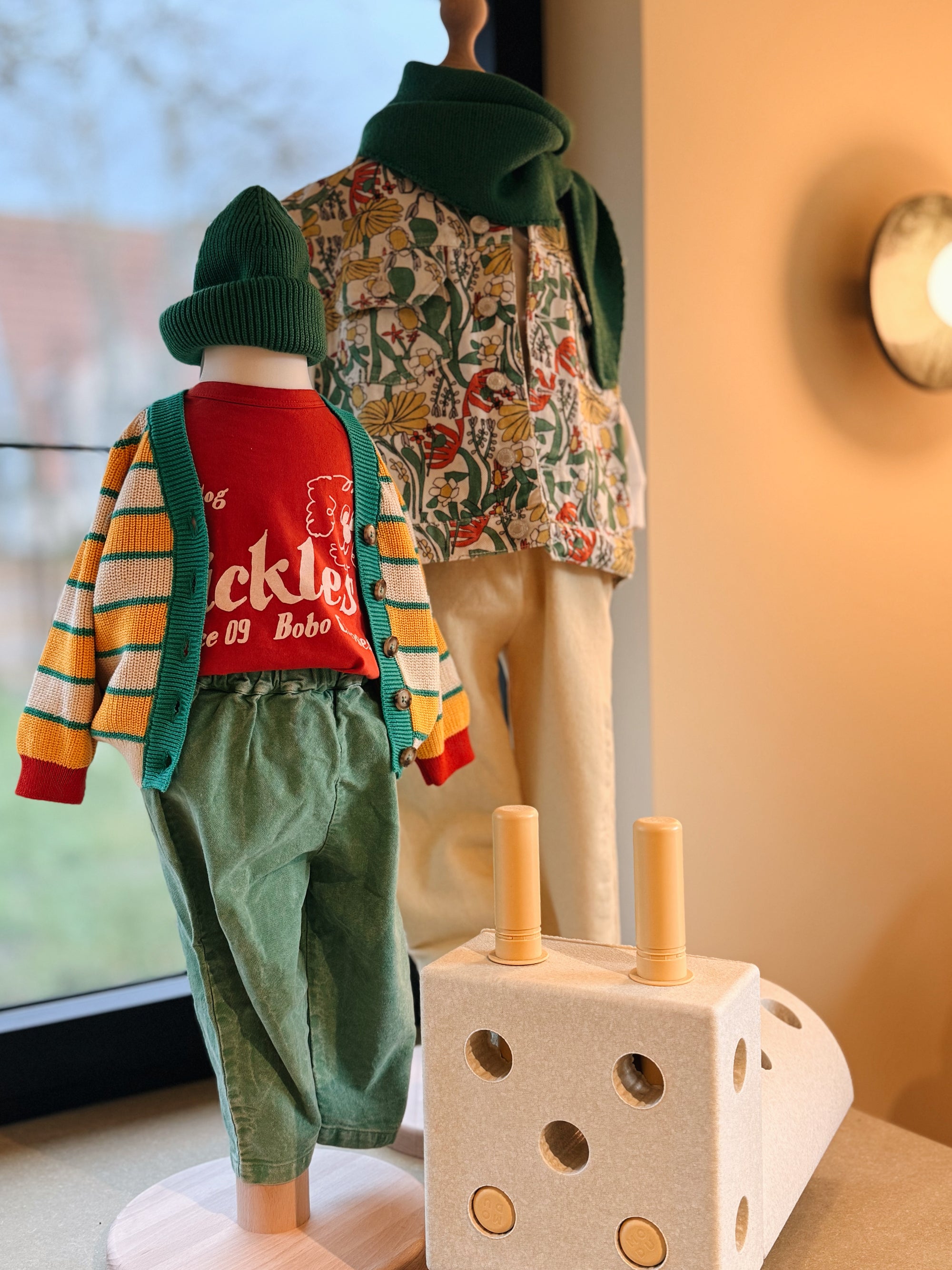 Color Herbalist all over twill vest - KIDS