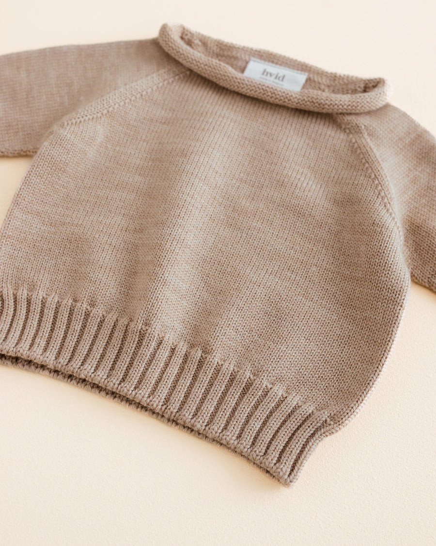 SWEATER GEORGETTE - sand