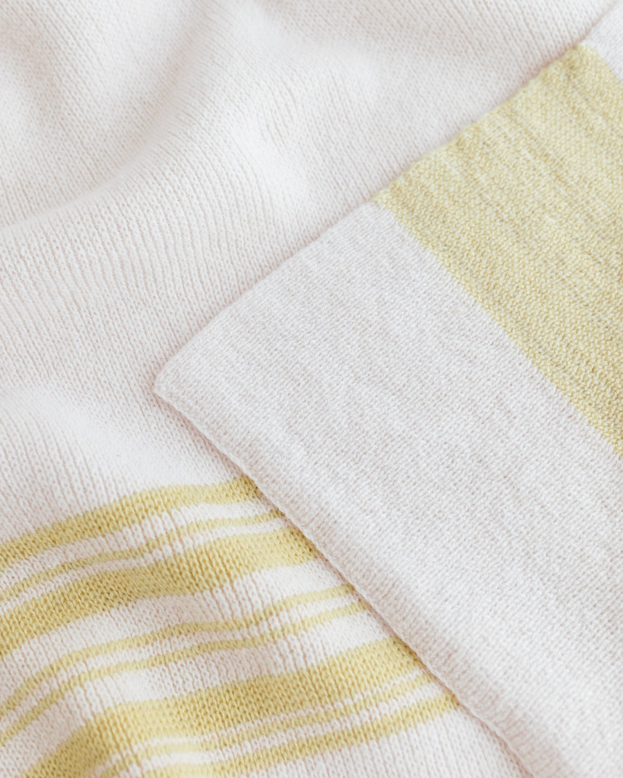 BLANKET GILBERT - light yellow