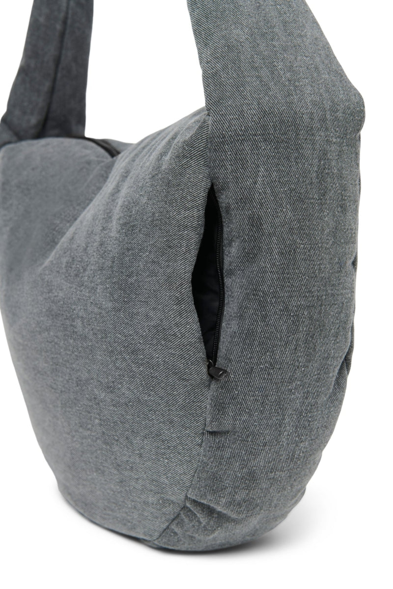 CROSS BODY BAG - GREY DENIM