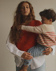 VEST HARVEY KIDS - cream/red