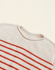 VEST HARVEY KIDS - cream/red
